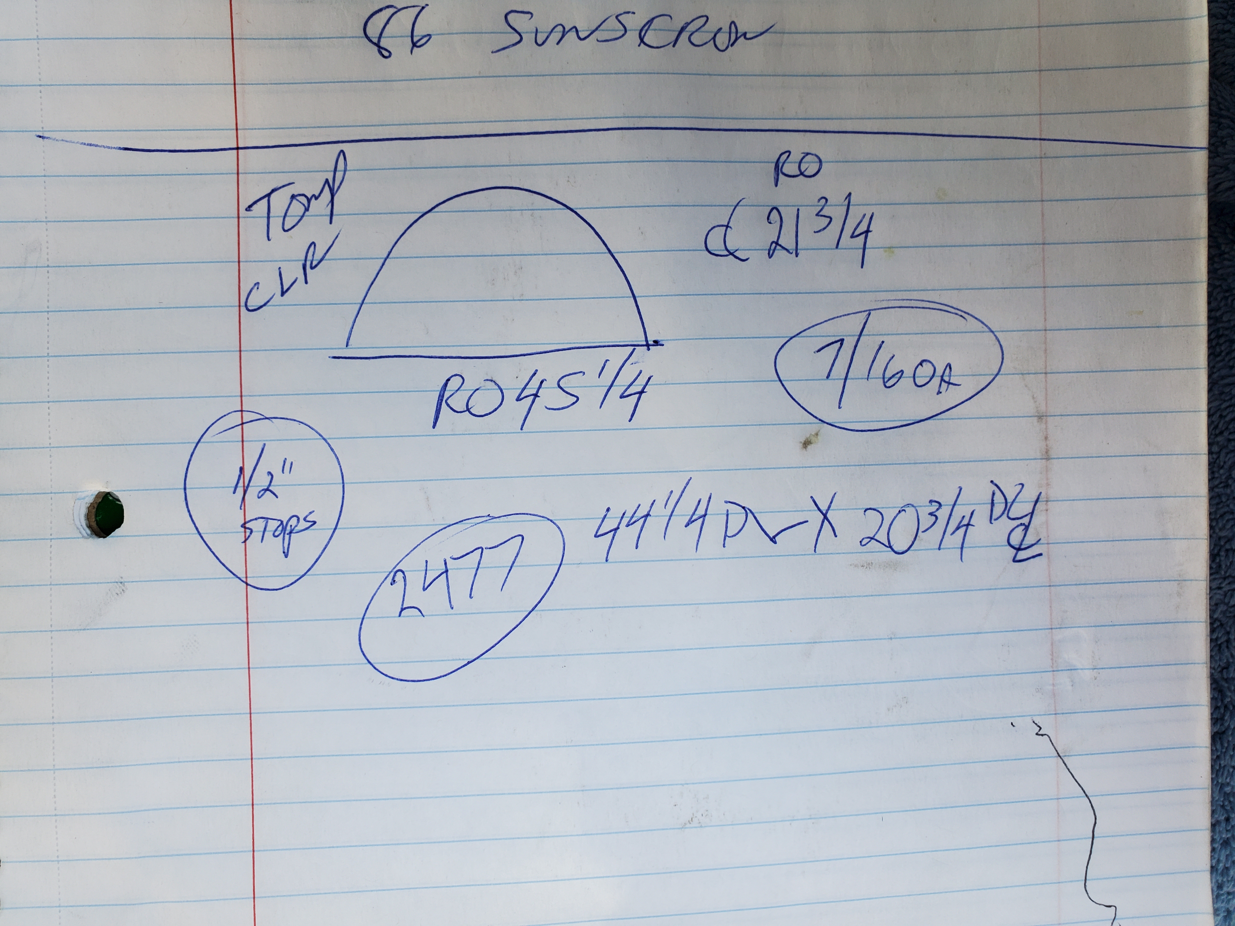 Sunscreen installation - final result